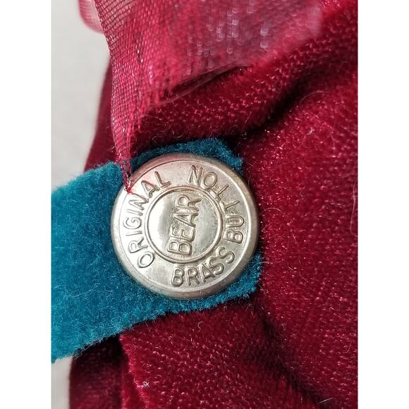 The Brass Button Pearl 11" Pickford Teddy Bears 1985 Stuffed Animal Vintage - Picture 9 of 12